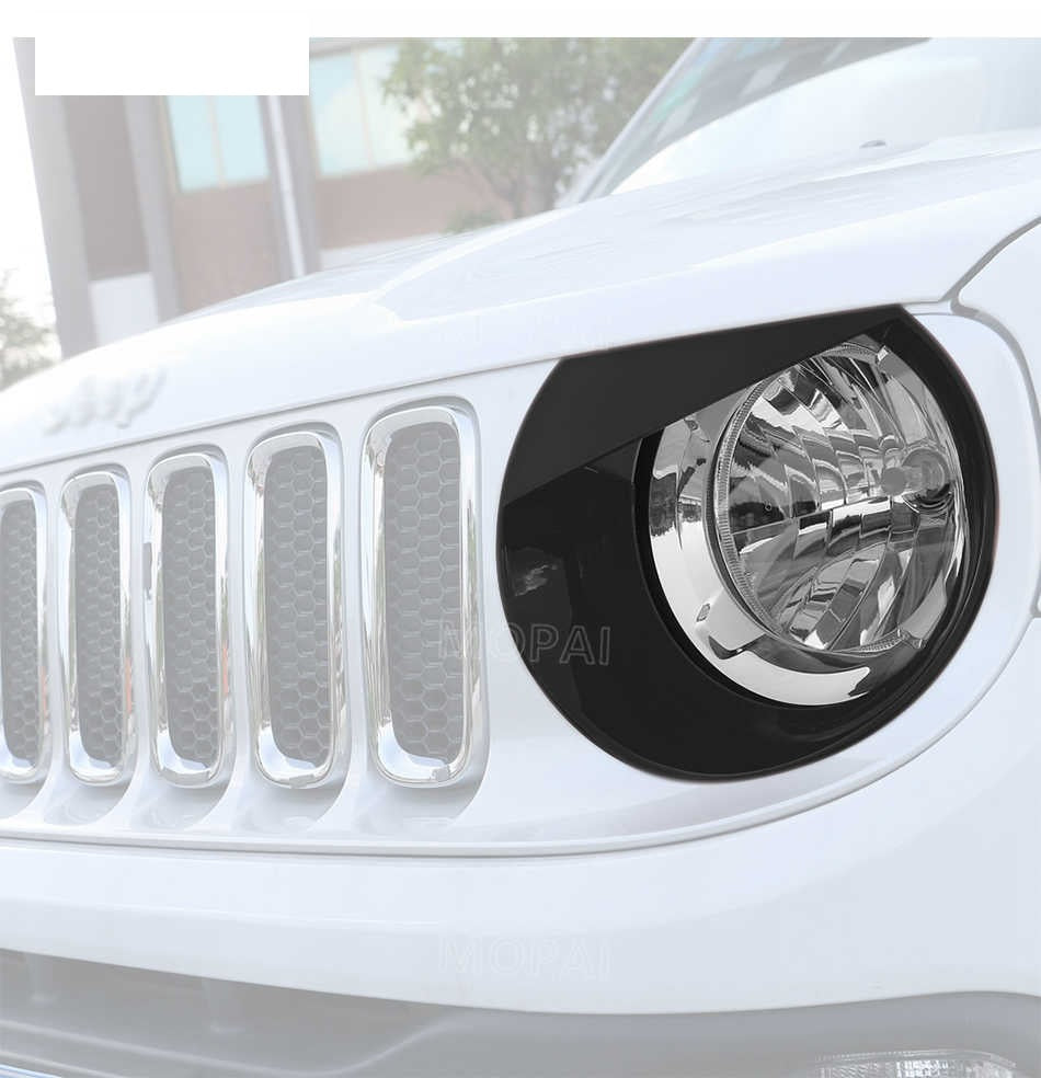 Cover Frame Fari Anteriori Jeep Renegade Adesivi Decorazione Accattivante 2016