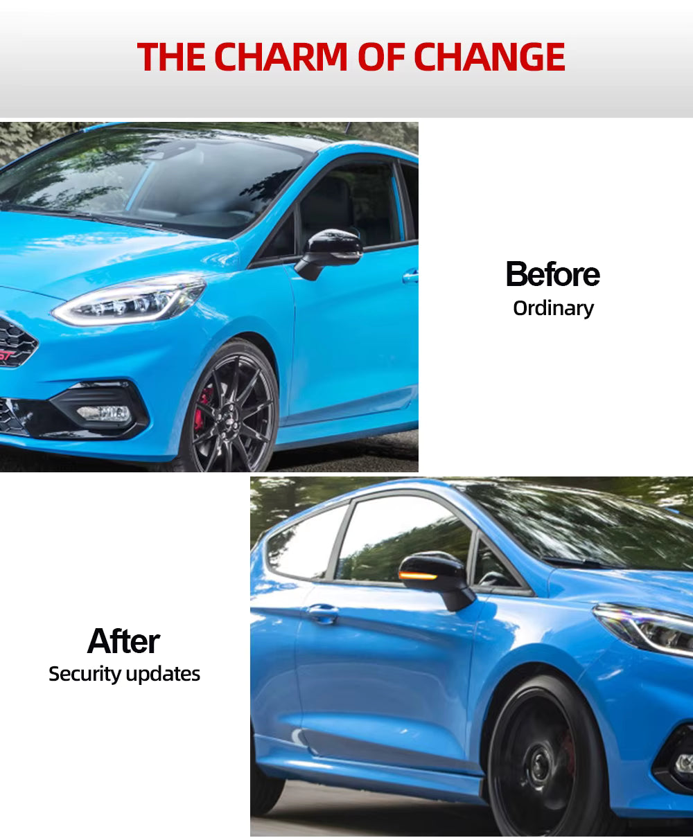 Indicatori frecce led dinamiche Ford fiesta mk8 puma st line specchietto