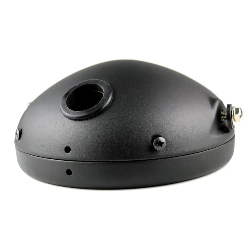 Faro Tondo Cafè Racer Per Yamaha Suzuki Guzzi Bmw Buell Led 190 Mm 7,5 Pollici