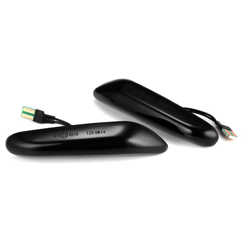 Frecce Laterali Dinamiche Nere Fume' Led Bmw E60 E61 E46 E66 E84 E83 E90 E91 63137253326 63137253325 BM2570117 BM2571117