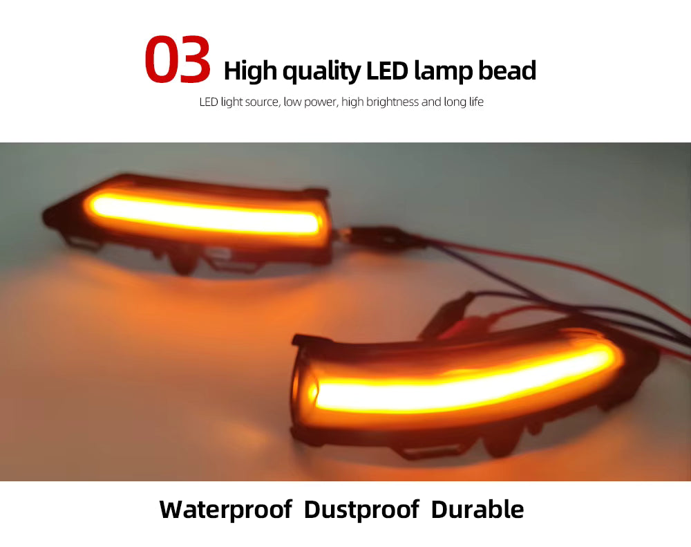 Indicatori frecce led dinamiche Ford fiesta mk8 puma st line specchietto