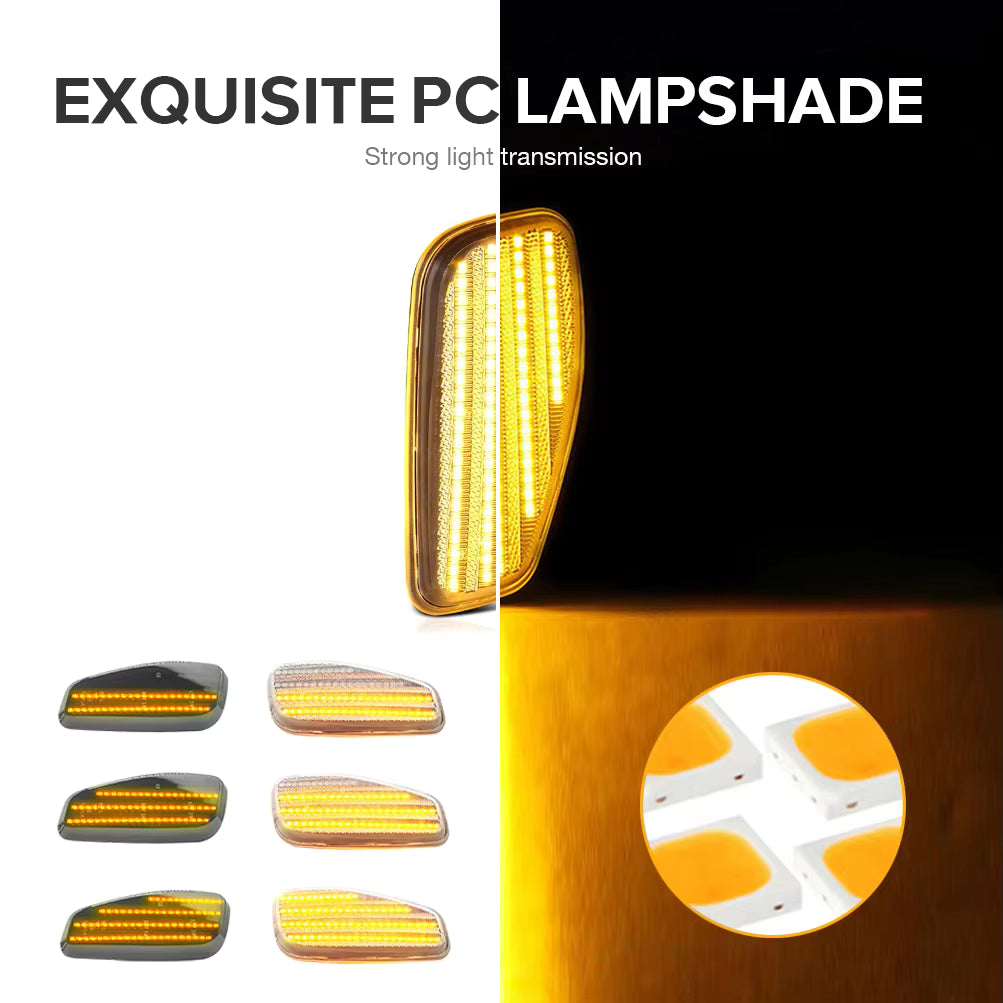 Coppia Frecce Laterali Dinamiche Bianche O Fumè Led Per Renegade 2014 2021