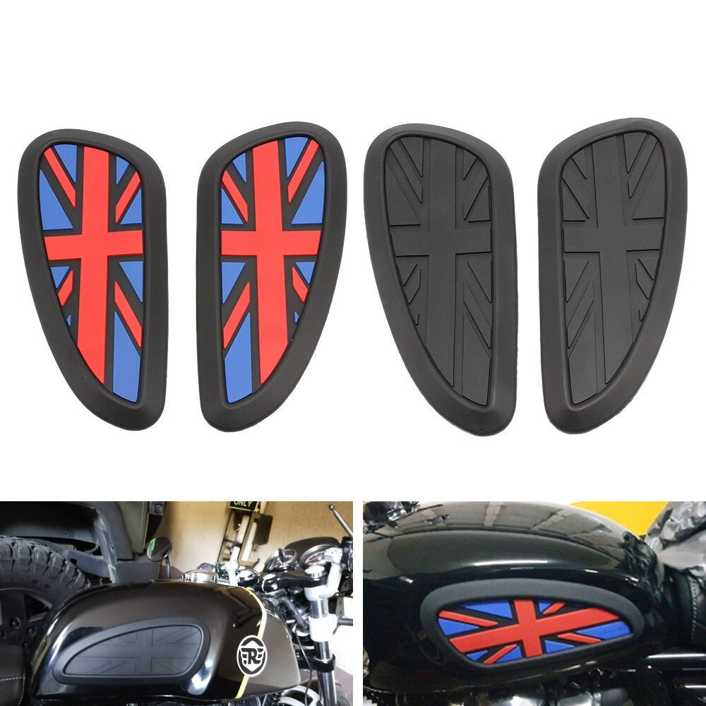 2 Protezioni Serbatoio Laterali Cafè Racer Triumph Bonneville Speed Scrambler