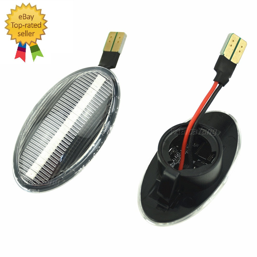 Coppia Frecce Laterali Fume' Progressive A Led Mini Cooper One R 50 51 52 53 S