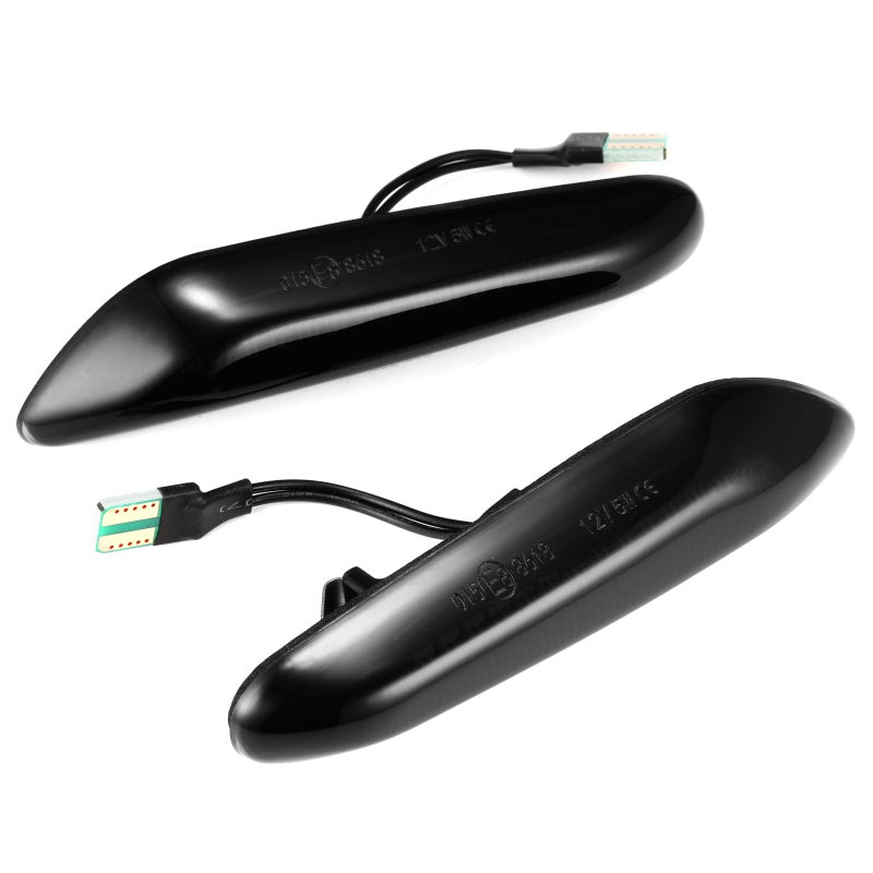 Frecce Laterali Dinamiche Nere Fume' Led Bmw E60 E61 E46 E66 E84 E83 E90 E91 63137253326 63137253325 BM2570117 BM2571117