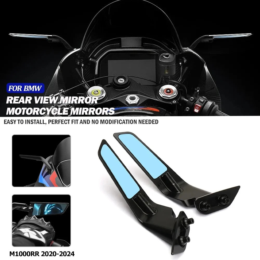 Specchi Retrovisori Aerodinamici Regolabile Vento Ala Specchio Per BMW M 1000 RR M1000RR