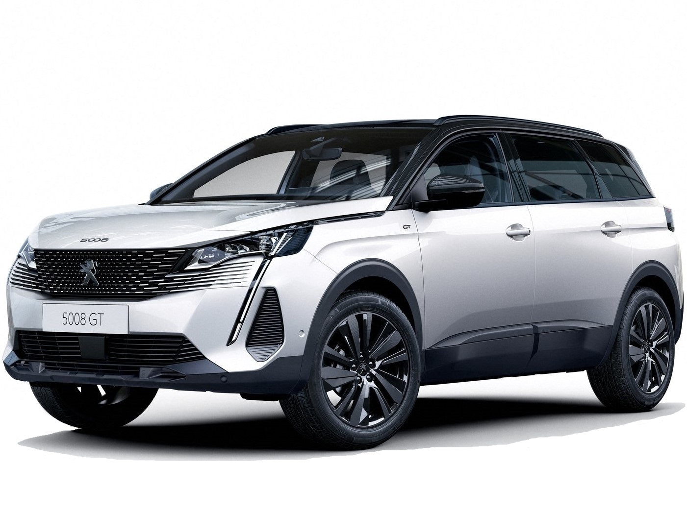 KIT 4 modanature battitacco pedane sottoporta in ABS acciaio per PEUGEOT 5008