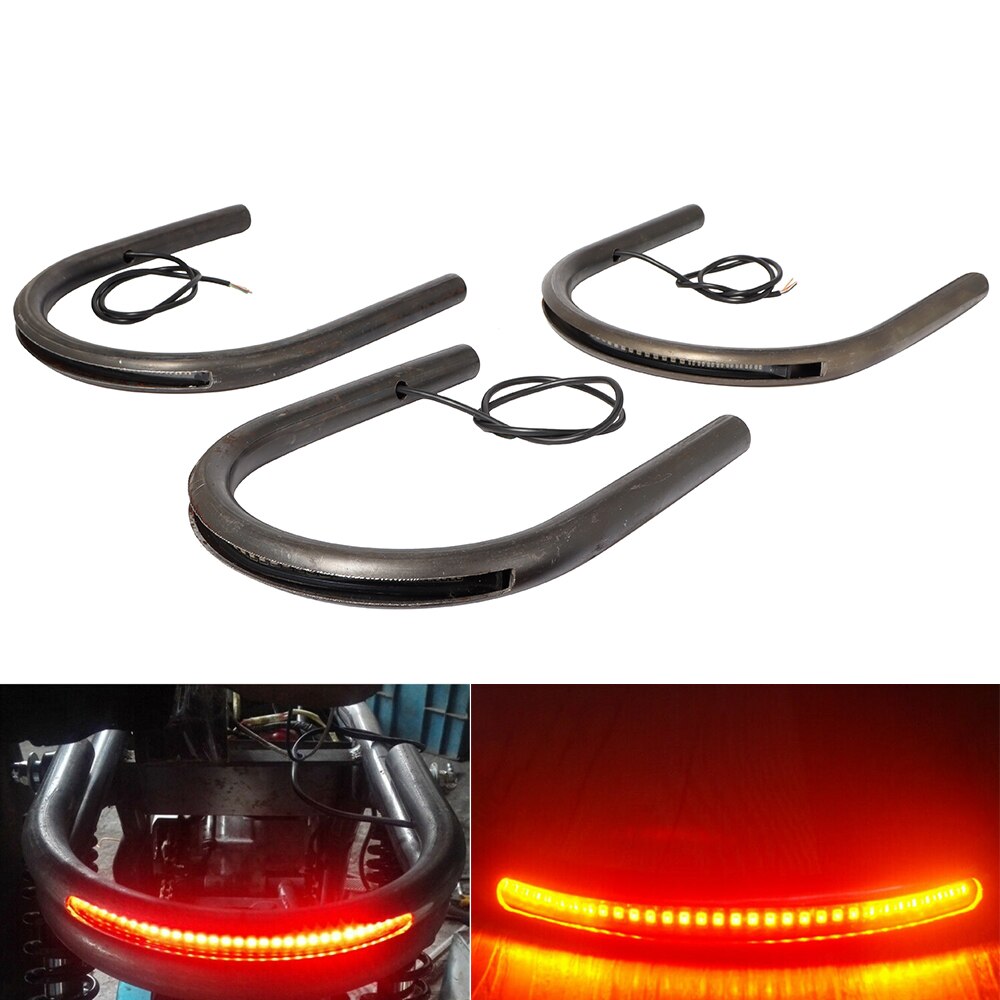 Arco Archetto Stop Telaietto Telaio Posteriore Led Frecce Integrate Cafè Racer 175 210 230 mm