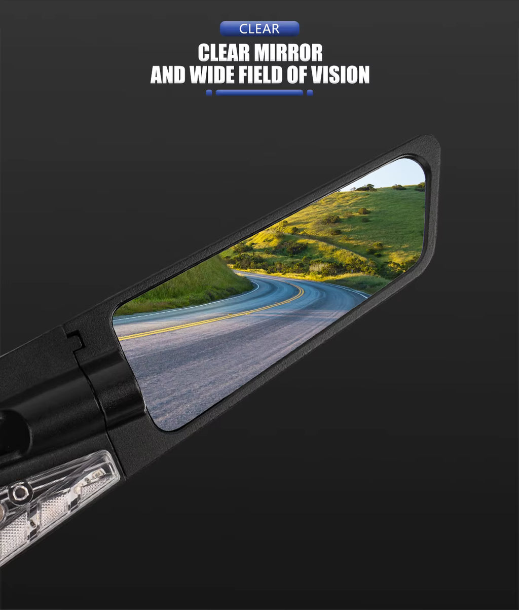 Specchietti Ala A Lama Per Ducati Monster Diavel Hypermotar Freccia Integrata