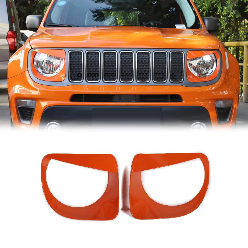 Cover Frame Fari Anteriori Jeep Renegade Adesivi Decorazione Accattivante dal 2019