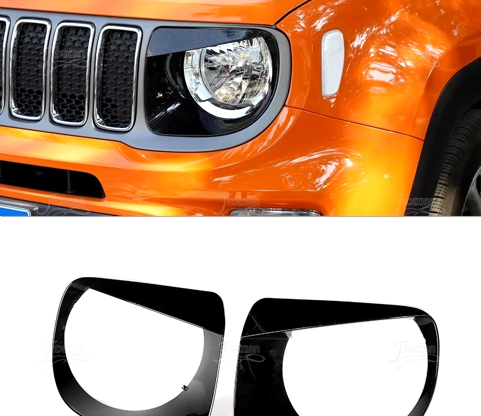 Cover Frame Fari Anteriori Jeep Renegade Adesivi Decorazione Accattivante dal 2019