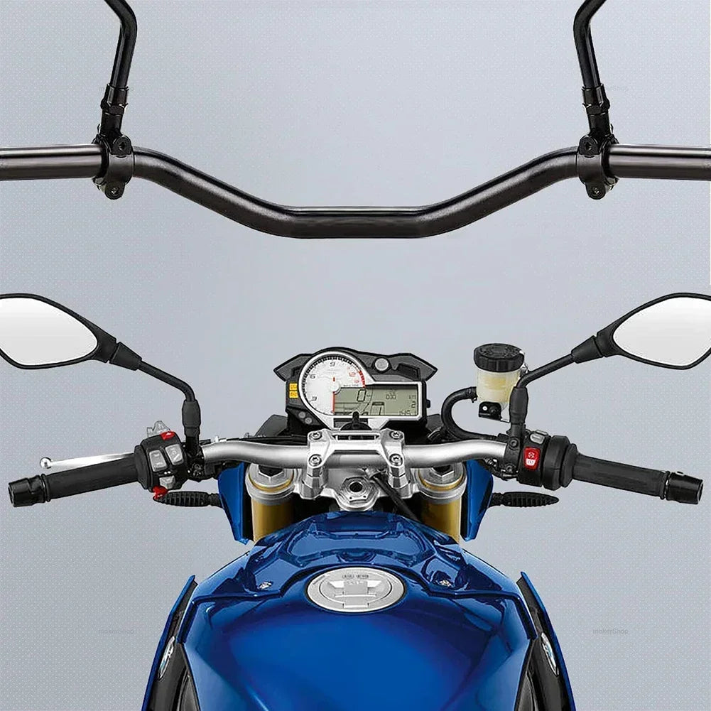 Coppia adattatori specchietti moto universali regolabili e vari diametri