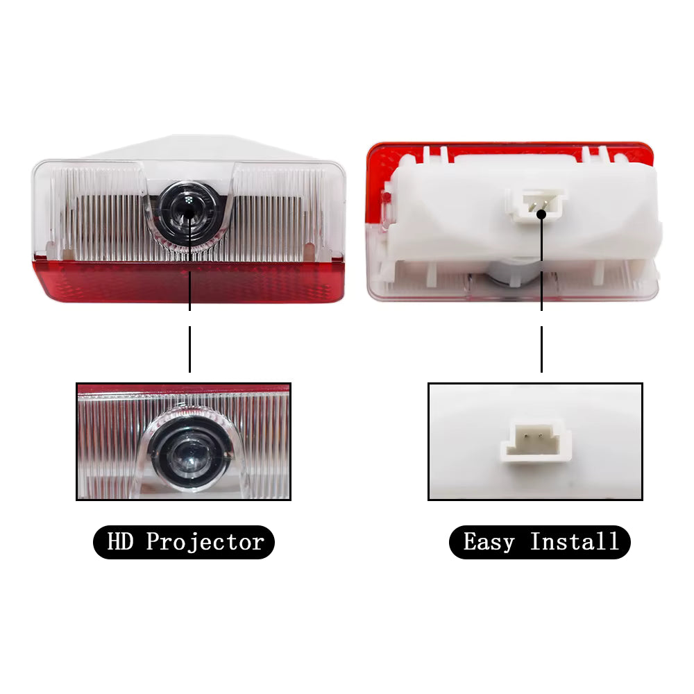 Led Sottoporta Sotto Porta di cortesia Logo Mercedes Classe A B Glk W168 W169 W245 X204