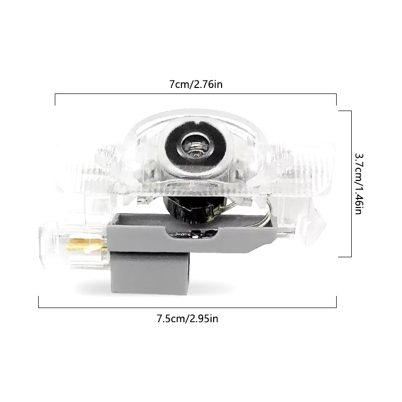 Luci Led Sottoporta Sotto Porta cortesia Attacco Originale Lexus Rx Es Gx Ls Is Gs Rz R