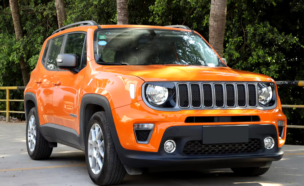 Cover Frame Fari Anteriori Jeep Renegade Adesivi Decorazione Accattivante dal 2019