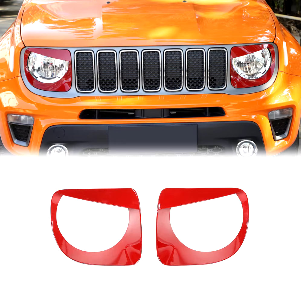 Cover Frame Fari Anteriori Jeep Renegade Adesivi Decorazione Accattivante dal 2019