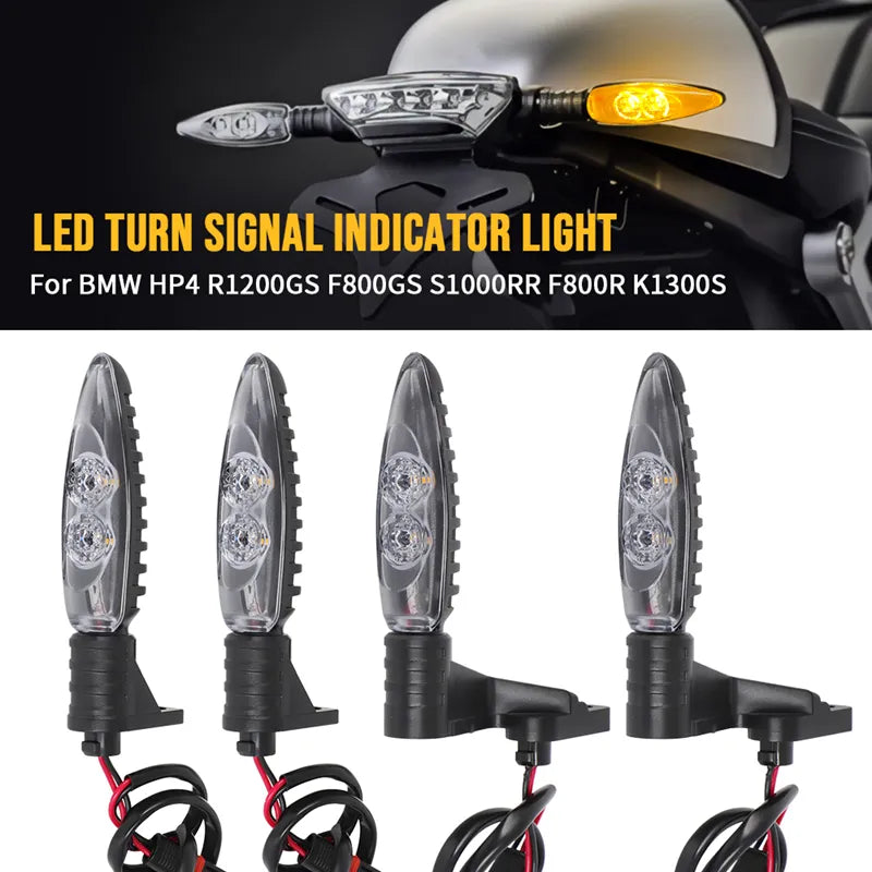 Frecce Direzionali anteriori posteriori Indicatori Led Bmw F 800 Gs F 800 R 1200 con Resistenze Ip67 Canbus