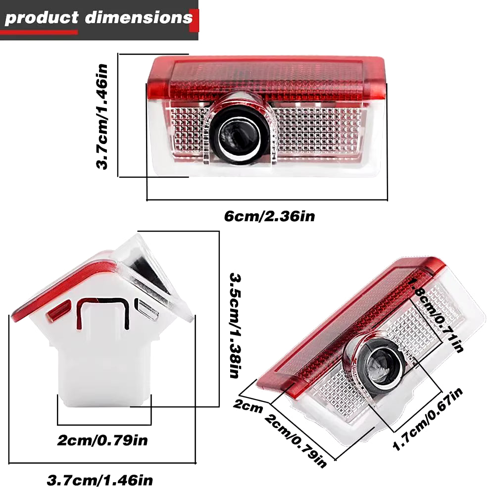 Led Sottoporta Sotto Porta cortesia Logo Mercedes Classe A B C E M Gl Gla Glc Gle Gls