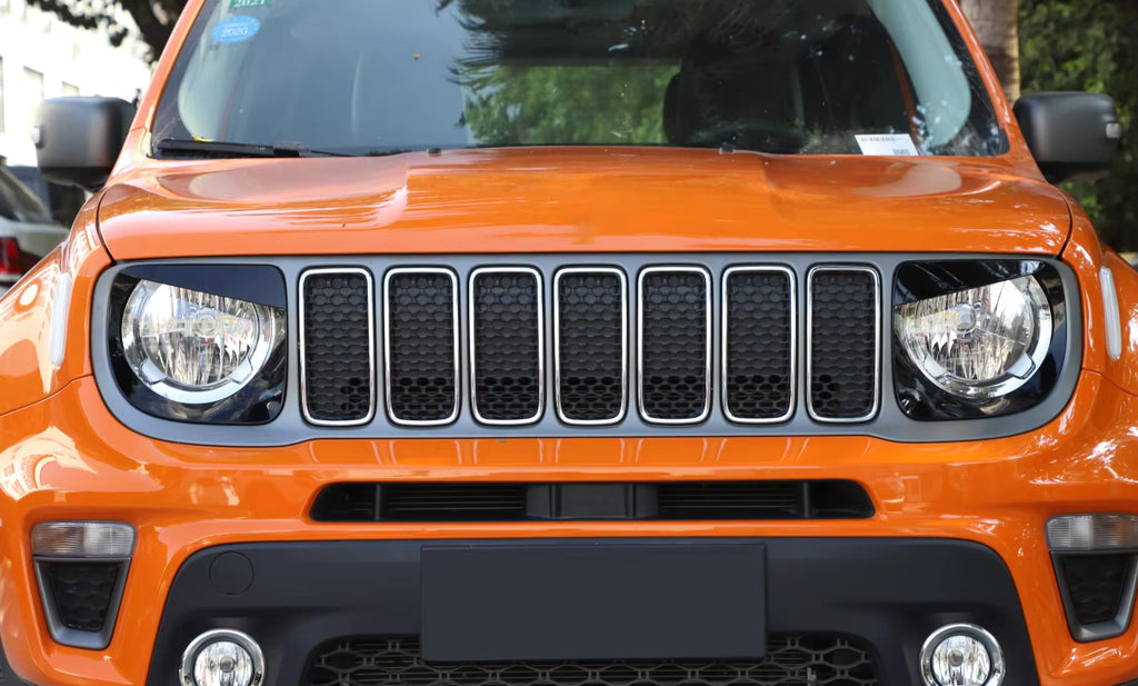 Cover Frame Fari Anteriori Jeep Renegade Adesivi Decorazione Accattivante dal 2019