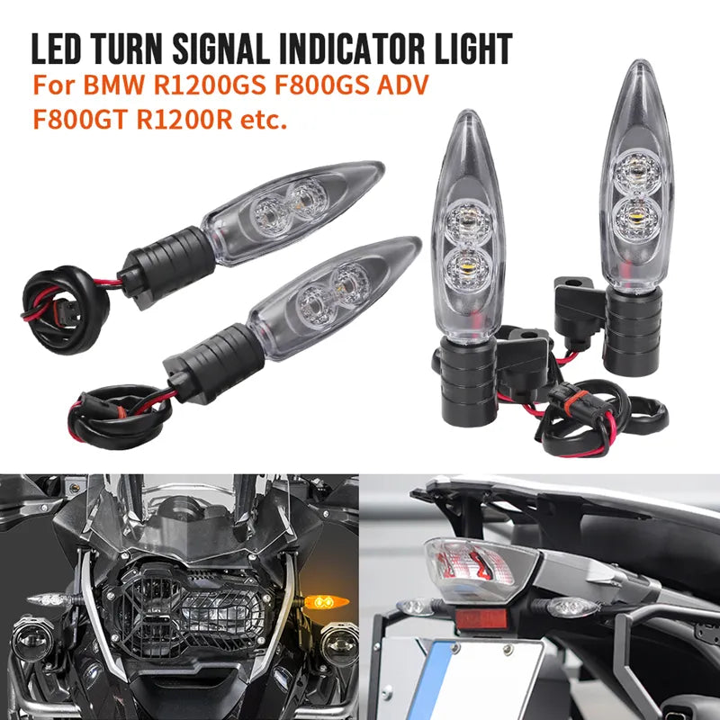 Frecce Direzionali anteriori posteriori Indicatori Led Bmw F 800 Gs F 800 R 1200 con Resistenze Ip67 Canbus