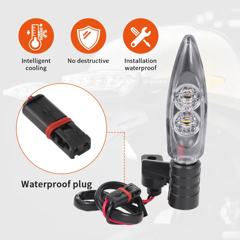 Frecce Direzionali anteriori posteriori Indicatori Led Bmw F 800 Gs F 800 R 1200 con Resistenze Ip67 Canbus