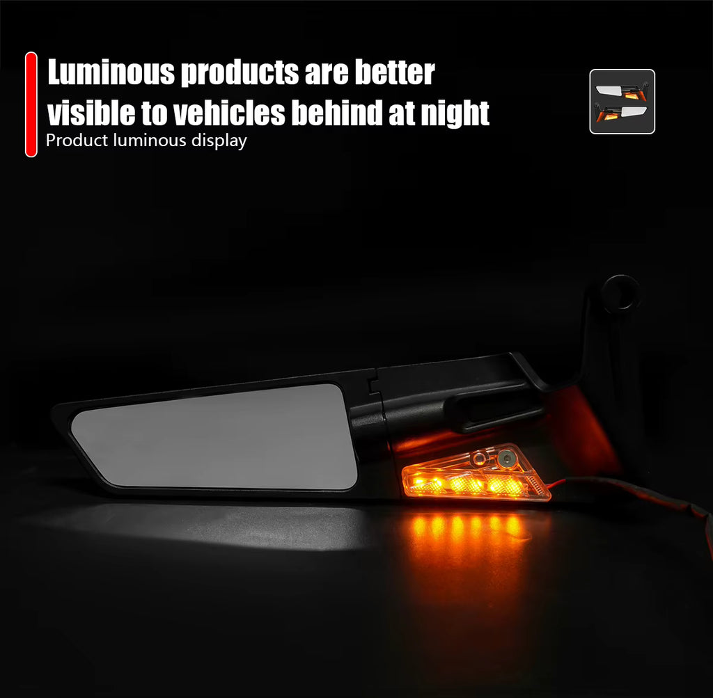 Specchietti Ala A Lama Per Ducati Monster Diavel Hypermotar Freccia Integrata