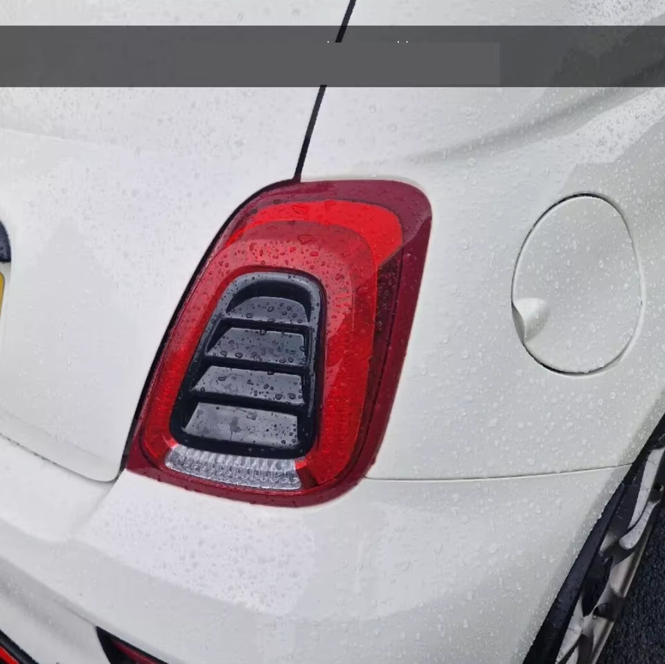 Coppia Cover Stop Posteriore Griglie Prese Aria Sx Dx Fiat 500 Abarth 595