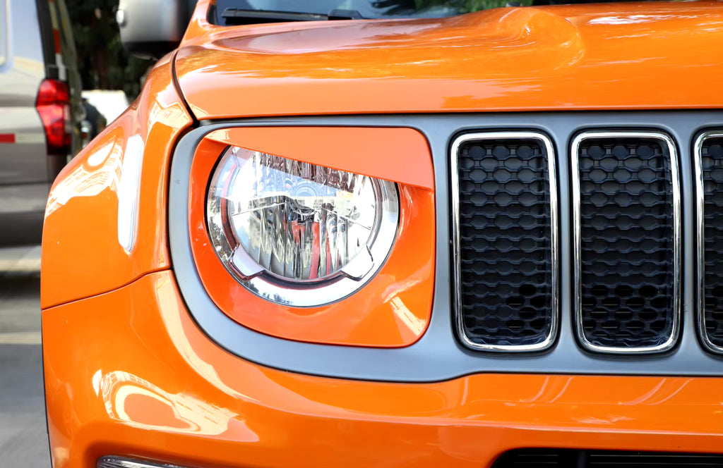 Cover Frame Fari Anteriori Jeep Renegade Adesivi Decorazione Accattivante dal 2019