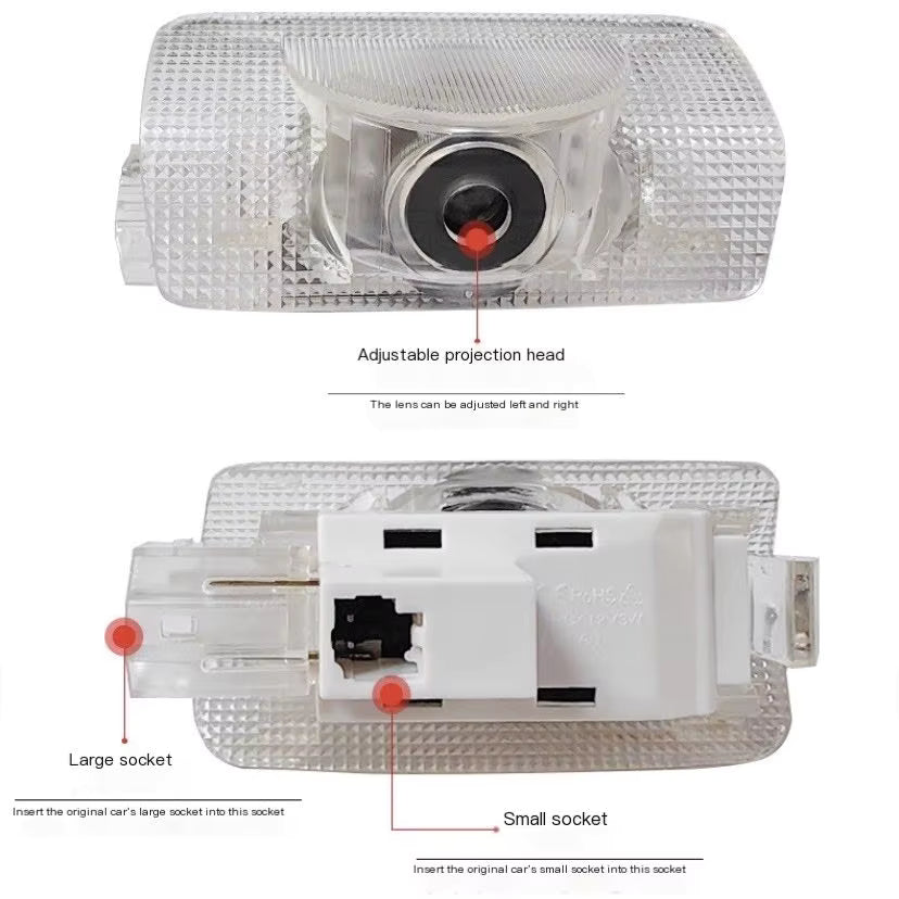 Luci Led Sottoporta Sotto Porta cortesia Attacco Originale Lexus Rx Es Gx Ls Is Gs Rz R