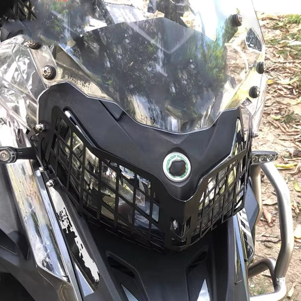 Cover Griglia Protezione Faro Metallo Benelli Trk 502 Trk502x Plug And Play