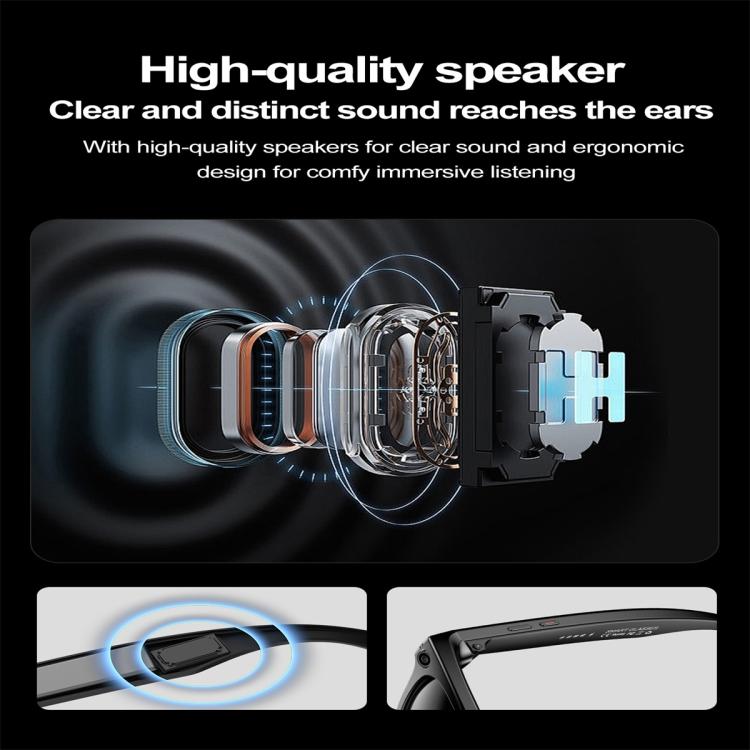Occhiali intelligenti W600 supportano conversazioni AI riconoscimento fotografico AI chiamate Bluetooth