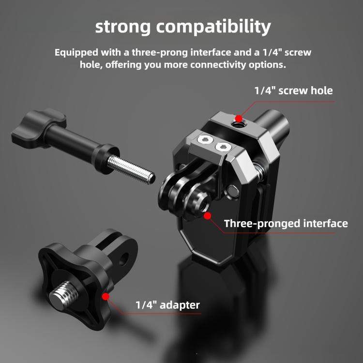 Staffa Di Montaggio Adattatore Cupolino Moto Gopro Insta360 Ducati Yamaha