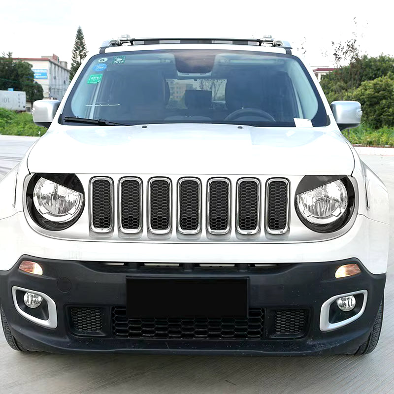 Cover Frame Fari Anteriori Jeep Renegade Adesivi Decorazione Accattivante 2016