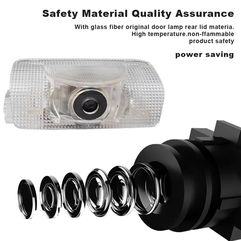 Luci Led Sottoporta Sotto Porta cortesia Attacco Originale Lexus Rx Es Gx Ls Is Gs Rz R