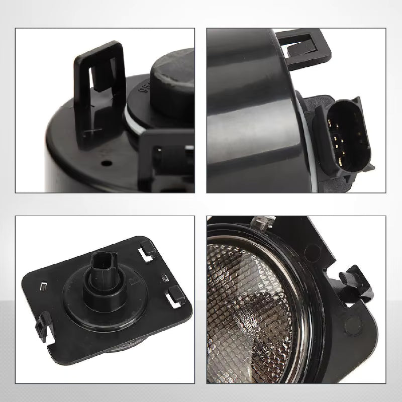 ✅ KIT 4 Frecce LED Indicatore DIREZIONE Lente Fume Per JEEP Wrangler JK ANGEL