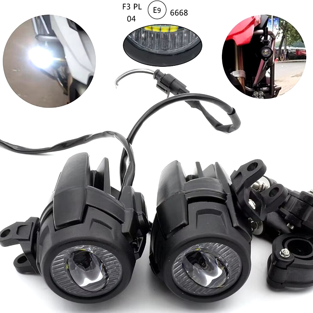 Coppia Fari Supplementari Led Faretti Fendinebbia 6000k Benelli Trk 502 702