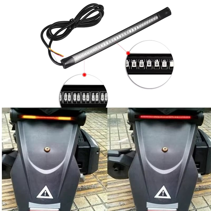 Stop Striscia Led Con Frecce Integrate Per Ducati Yamaha Harley Aprilia Moto
