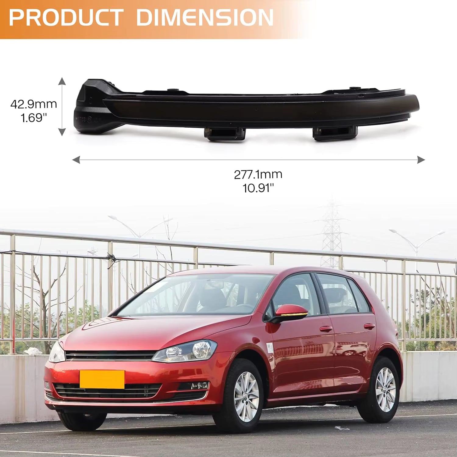 Frecce Laterali Progressive Dinamiche Led Diurne Per Volkswagen Golf 7 Mk7