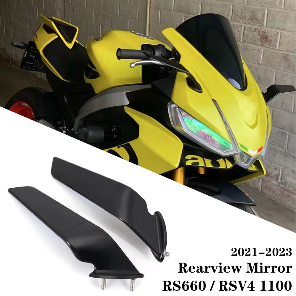 Specchietti attacco originale Ala aerodinamici per moto Aprilia RSV4 RS660 2020-2025 2024 2023 Stealth Sport Winglet