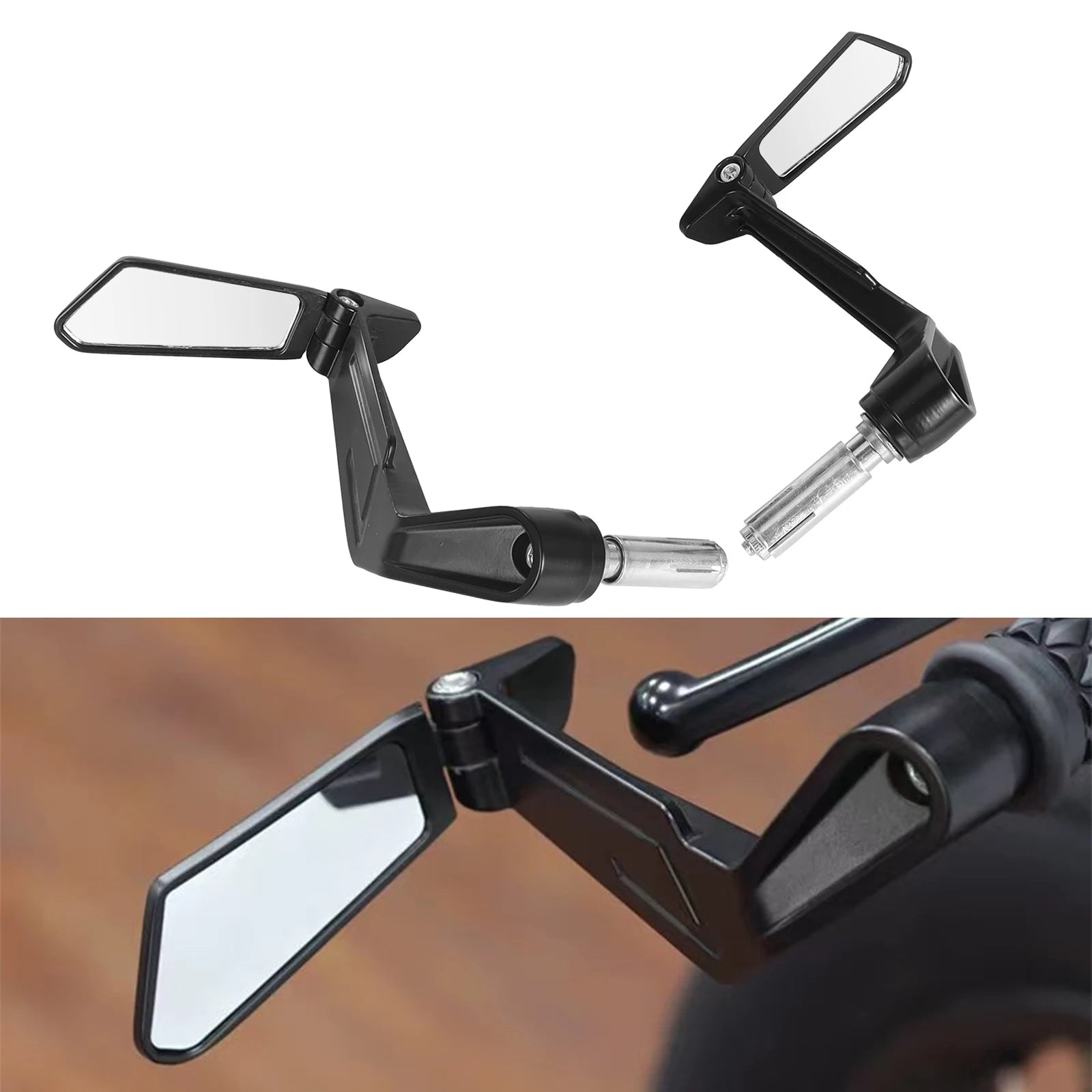 Specchietti A Scomparsa Manubrio Per Tutte Le Moto Contrappesi