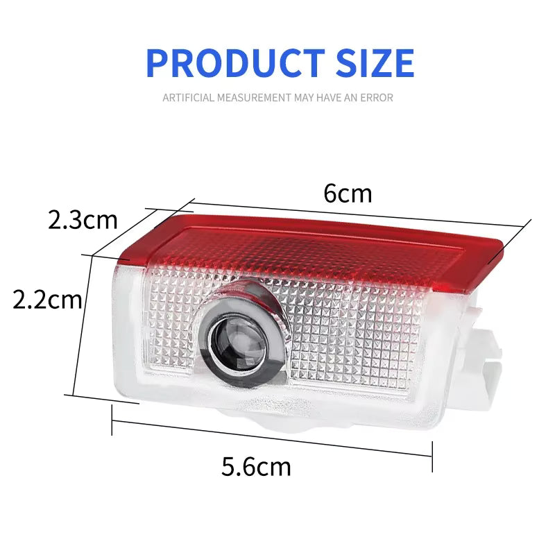 Led Sottoporta Sotto Porta cortesia Logo Mercedes Classe A B C E M Gl Gla Glc Gle Gls