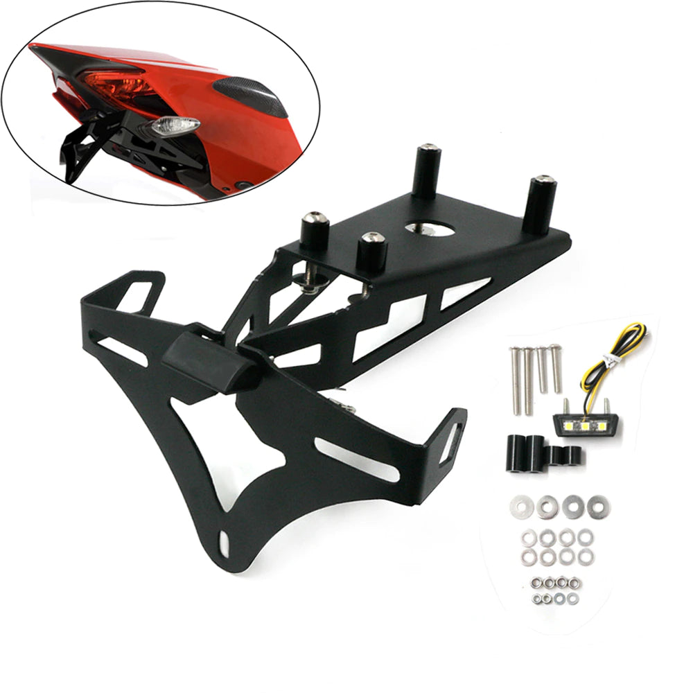 Portatarga Porta Targa Specifico Per Ducati Panigale S R 899 959 1199 1299 Led