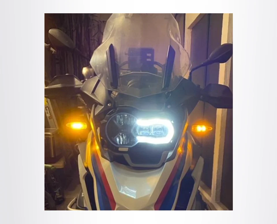 Frecce Direzionali anteriori posteriori Indicatori Led Bmw F 800 Gs F 800 R 1200 con Resistenze Ip67 Canbus
