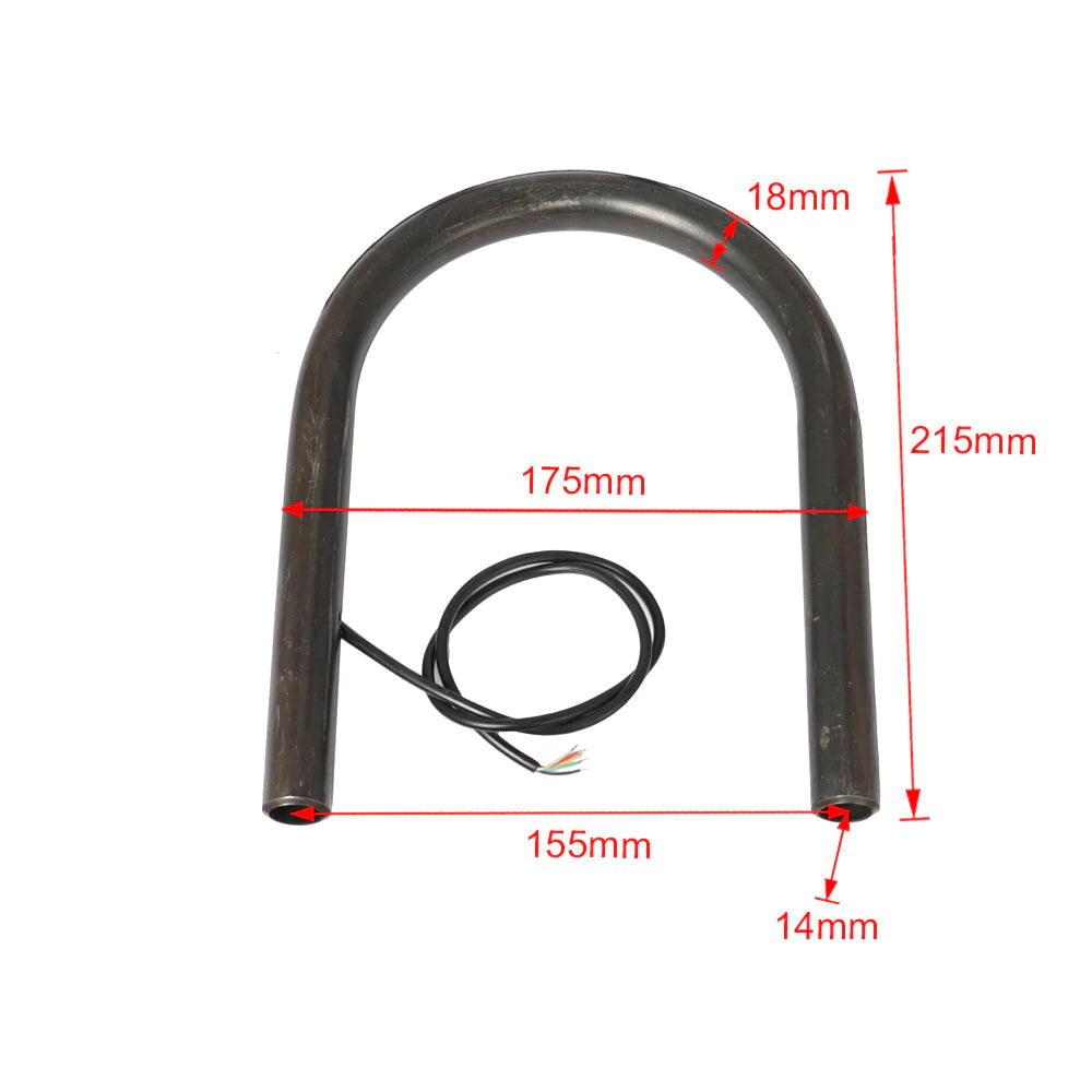 Arco Archetto Stop Telaietto Telaio Posteriore Led Frecce Integrate Cafè Racer 175 210 230 mm