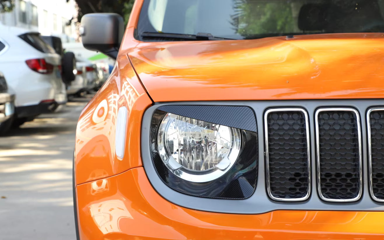 Cover Frame Fari Anteriori Jeep Renegade Adesivi Decorazione Accattivante dal 2019