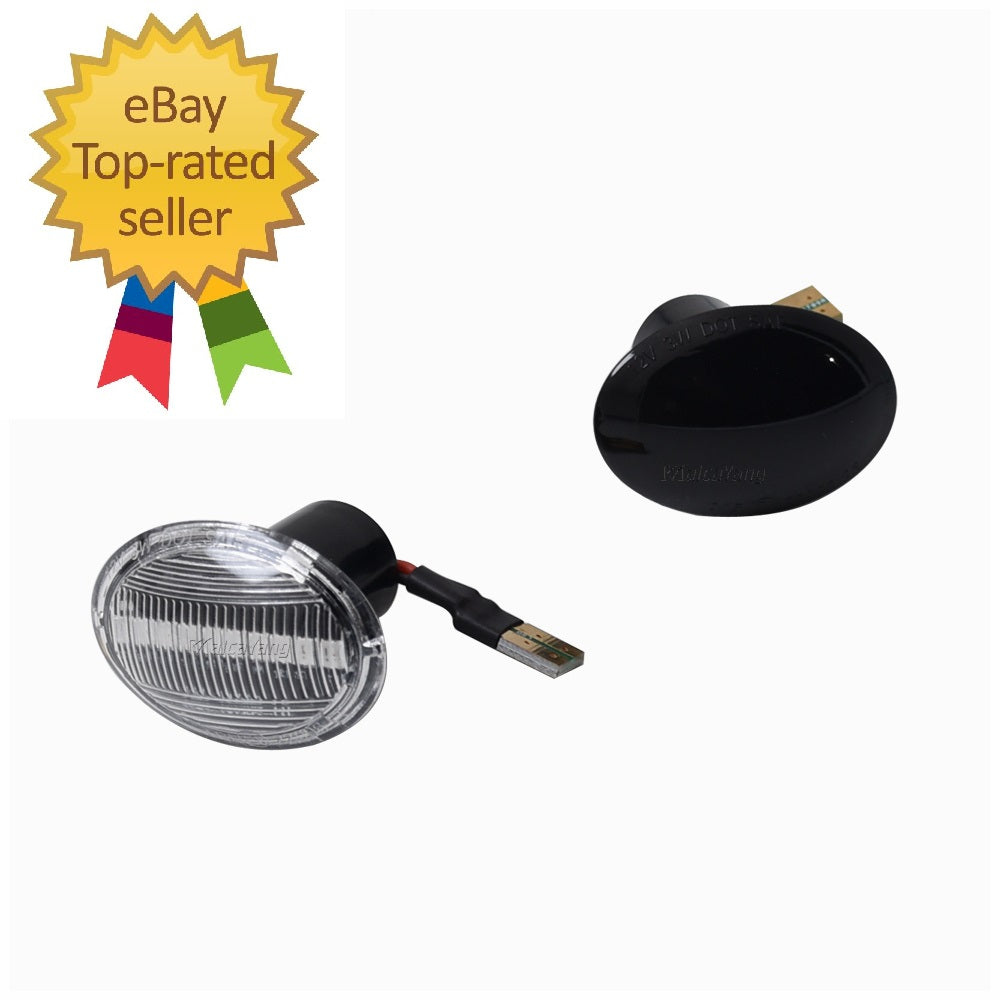 Coppia Frecce Laterali Progressive A Led Per Abarth Fiat 500 595 500c