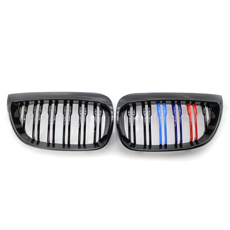 Griglie Frontali Tuning M X Bmw Serie 1 E87 E82 E81 E88 E 87 04 06 Nere Sport