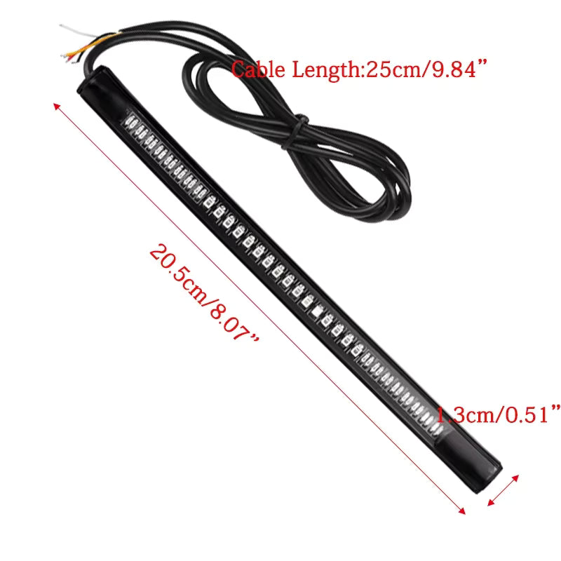 Stop Striscia Led Con Frecce Integrate Per Ducati Yamaha Harley Aprilia Moto