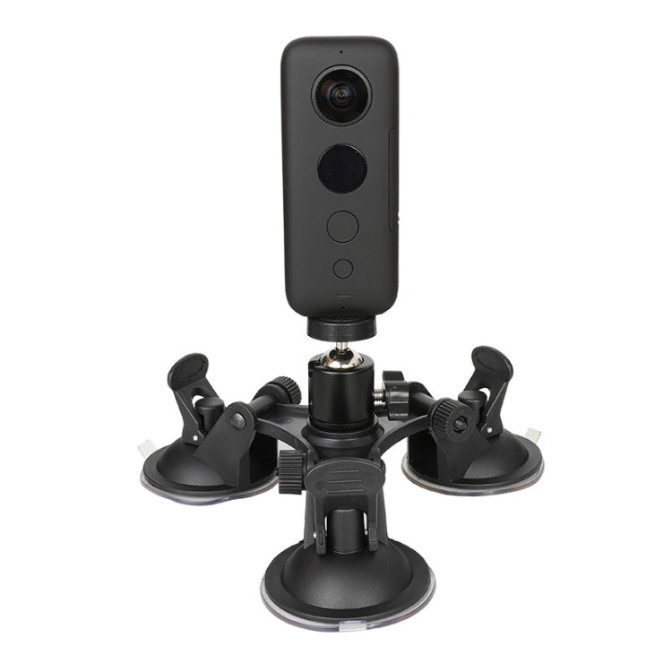 Staffa Supporto Ventosa Triangolare Adattatore Per Gopro Dji Osmo Insta 360