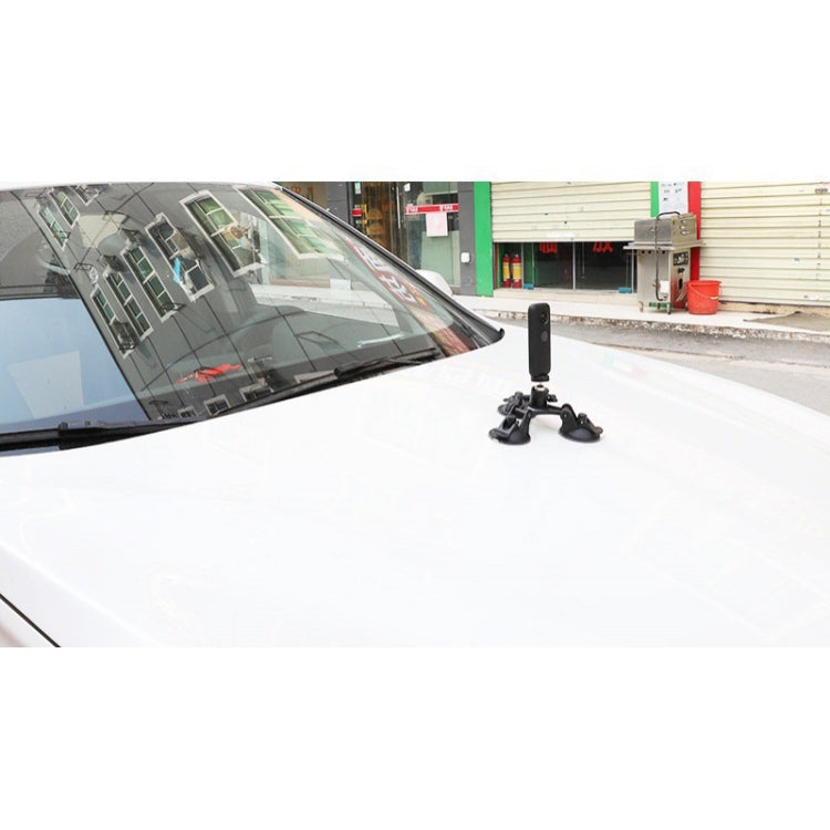 Staffa Supporto Ventosa Triangolare Adattatore Per Gopro Dji Osmo Insta 360